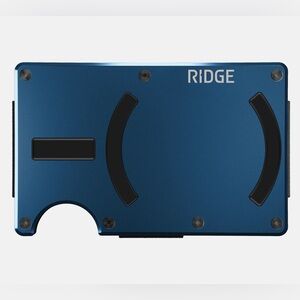 Ridge MagSafe Compatible RFID Wallet, Alpine Navy, NWT, NIB